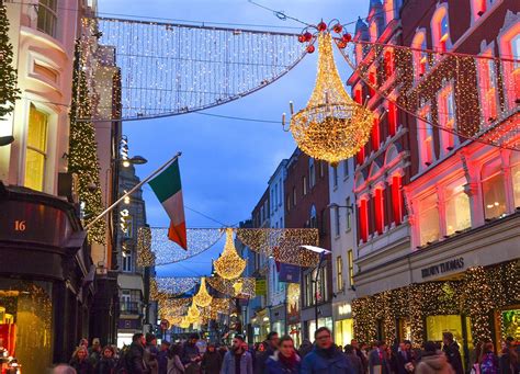 Christmas in Dublin Ireland: Trees Lights and Nightlife in the City Centre