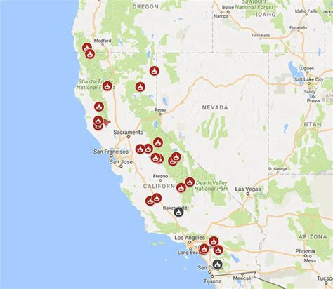 California fires map: Where are active fires in Northern California - evacuation zones MAP ...