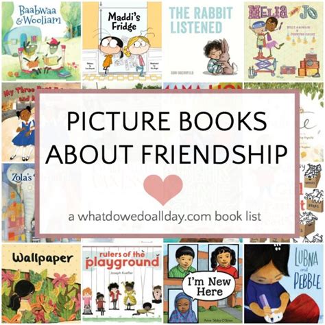 The Absolute Best Picture Books about Friendship