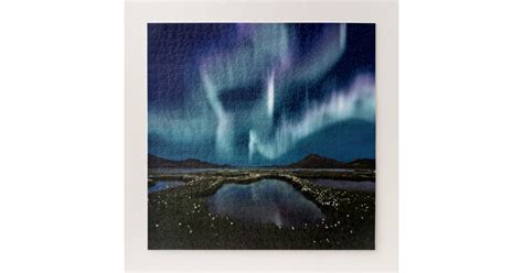 Northern Lights Square Puzzle | Zazzle