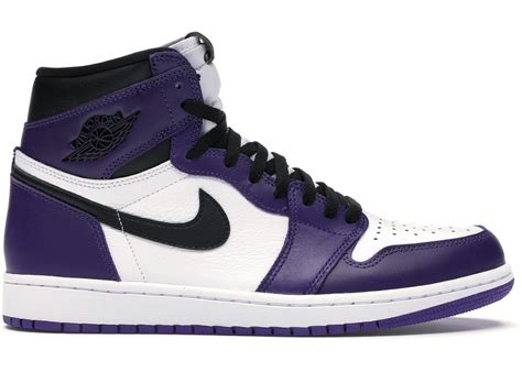 Jordan 1 Retro High Court Purple White - 555088-500