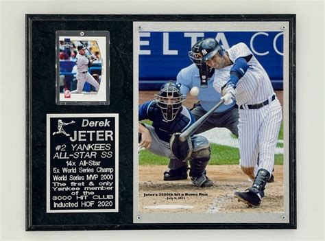 Derek Jeter Plaque | Sports Memorabilia!