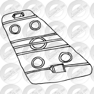 Hockey Rink Outline for Classroom / Therapy Use - Great Hockey Rink Clipart