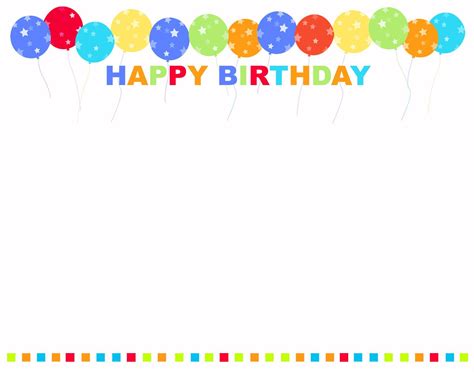 Happy Birthday Background Vector Template Freevectors 1600×1200 ...