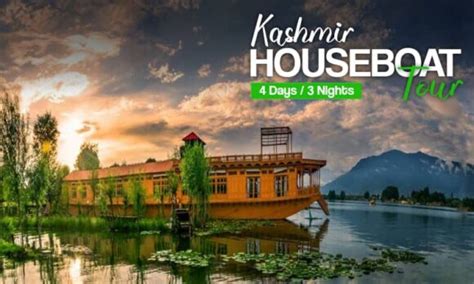 Book 4 Days 3 Nights Kashmir Houseboat Tour Package