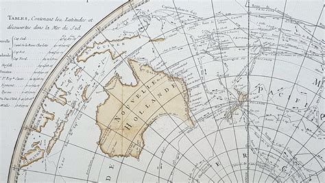 1778 Capt James Cook Antique Map The Southern Hemisphere, Australia, A – Classical Images