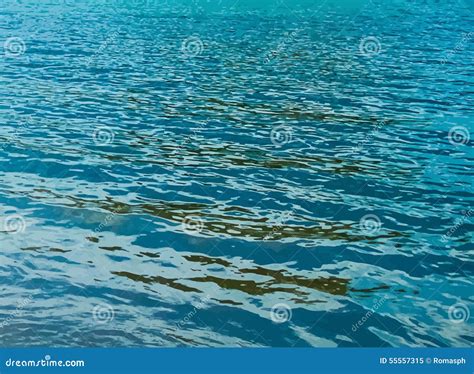 Vector Realistic Water Texture Stock Vector - Illustration of ripple, clean: 55557315