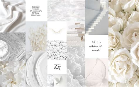 Wallpaper white aesthetic | Aesthetic desktop wallpaper, Desktop wallpaper design, Cute laptop ...