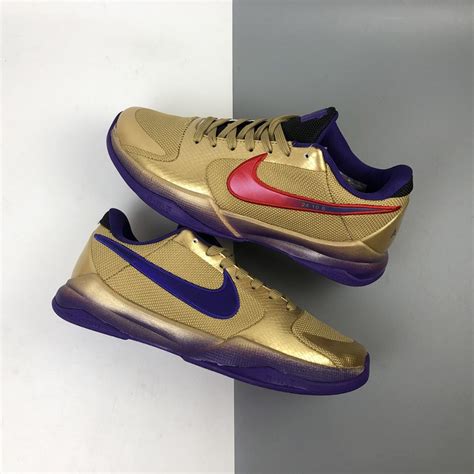 Undefeated x Nike Kobe 5 Protro “Hall of Fame” Metallic Gold/Field Purple-Multi-Color – The Sole ...