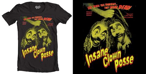 ICP - 20th Anniversary Great Milenko tour shirts on Behance