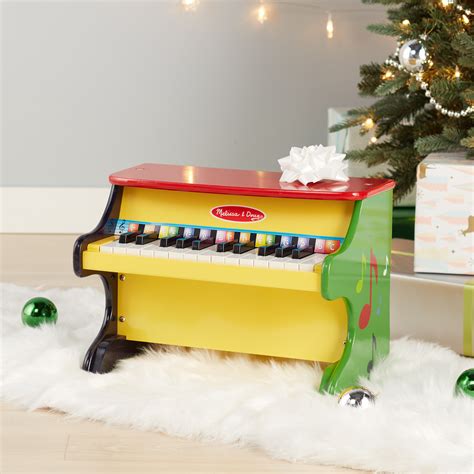 Melissa & Doug Learn-To-Play Piano With 25 Keys and Color-Coded ...