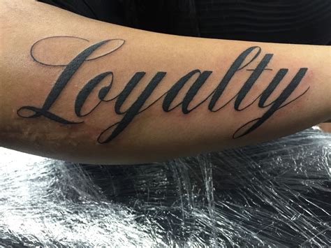 Loyalty tattoo | Loyalty tattoo, Mom tattoos, Tattoos