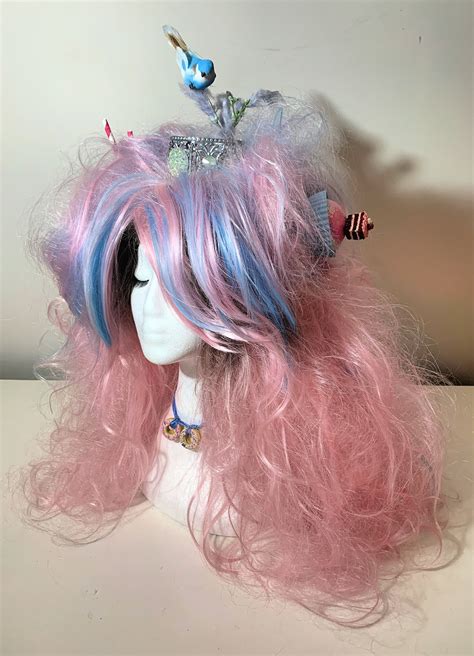 SuGaR RuSh WiG Pink/Blue Cotton Candy Floss Costume Wig | Etsy