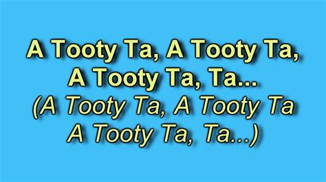 A Tooty Ta Lyrics - YouTube