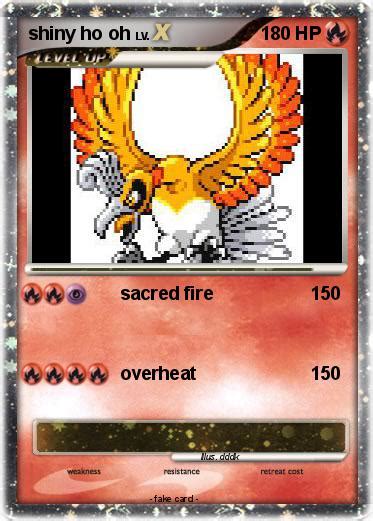 Pokémon shiny ho oh 52 52 - sacred fire - My Pokemon Card