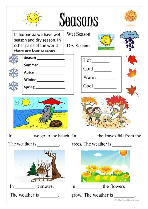 Science Of The Seasons For Kids