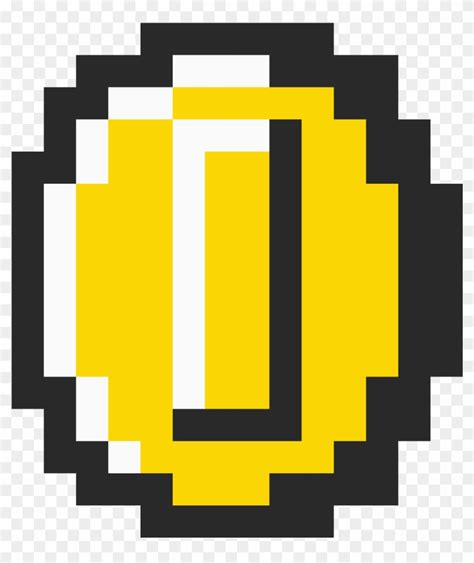 Mario Coin Png - Mario Coin Pixel Art, Transparent Png - 2000x2100(#775805) - PngFind