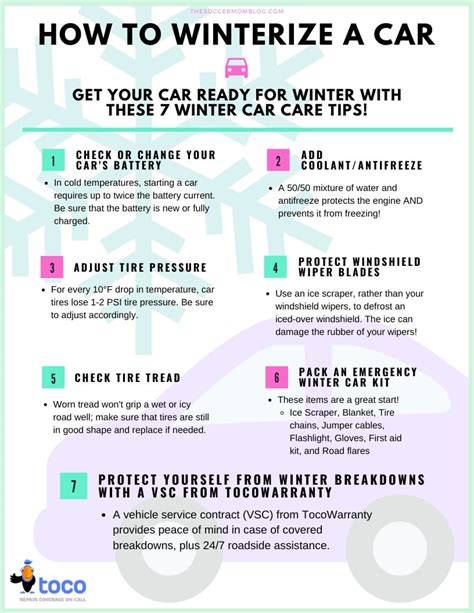 How to Winterize a Car in 7 Steps - The Soccer Mom Blog