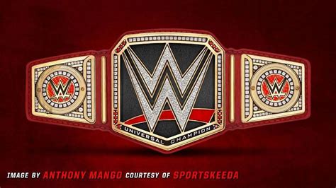 5 redesigns for WWE Universal Championship title belt