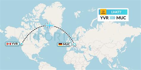 LH477 Flight Status Lufthansa: Vancouver to Munich (DLH477)