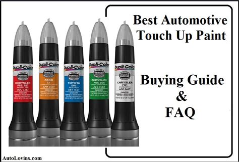 Best Automotive Touch up Paint Reviews 2021 (New Update) - Buying Guide & FAQ