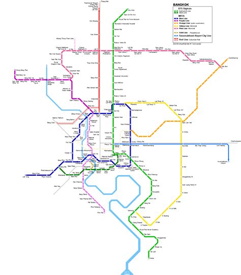 About BTS Bangkok Thailand Airport Map: Detail Bangkok BTS Skytrain ...