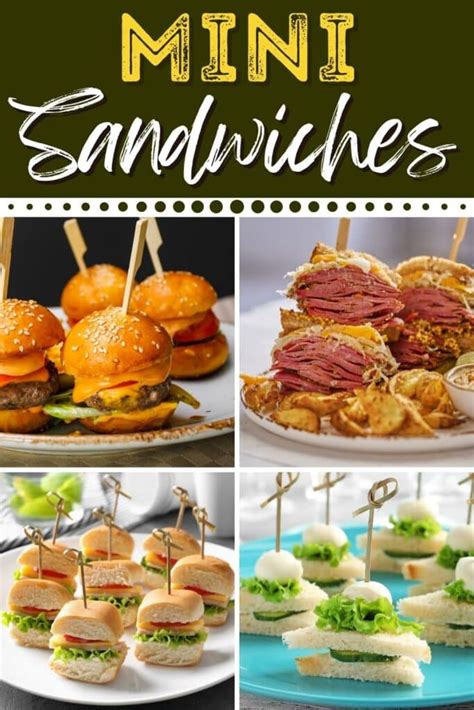 20 Mini Sandwiches for a Party - Insanely Good