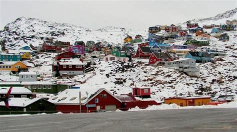 Qaqortoq in winter, Southern Greenland, Greenland Photo