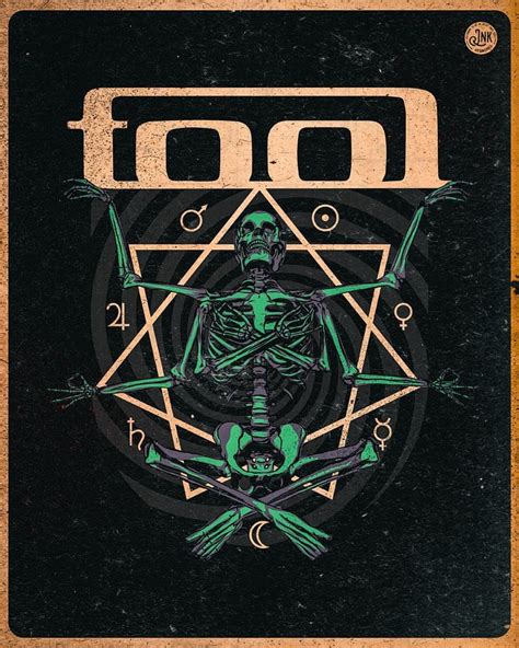 Jnk Artworks on Instagram: “#tool #toolband #skeleton #heptagram # ...