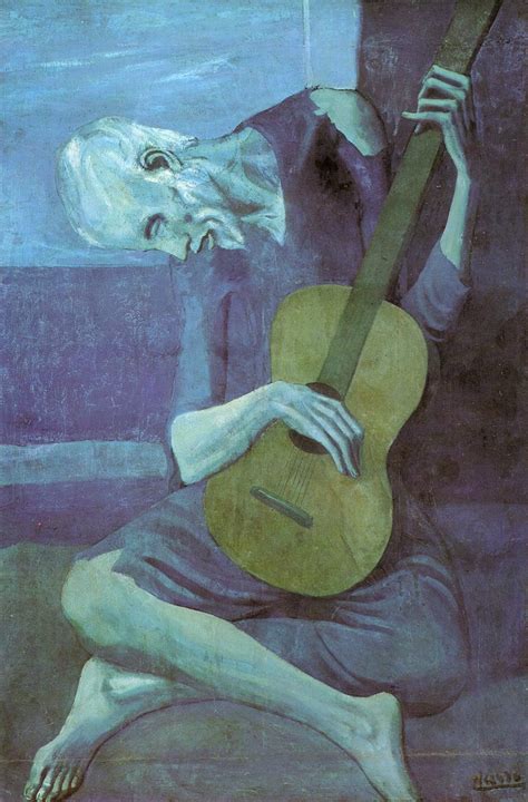 The Old Guitarist [1903] | Pablo Picasso | NichoDesign | Flickr