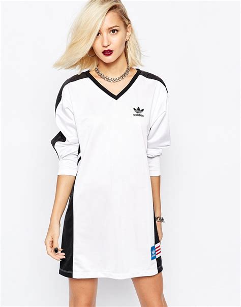 adidas Originals Rita Ora Long Sleeve Panel Dress at asos.com | Adidas ...