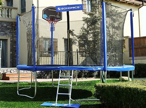 7 Best Trampoline with Basketball Hoop - The Home Tips