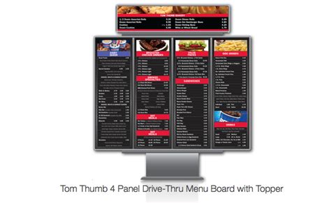 Drive Thru Menu Boards Gallery | Origin Menu Boards