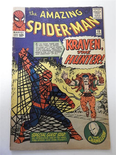 Amazing Spider-Man #15 VG Condition First appearance of Kraven the ...