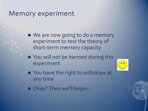 What we want to find out about Memory - ppt download