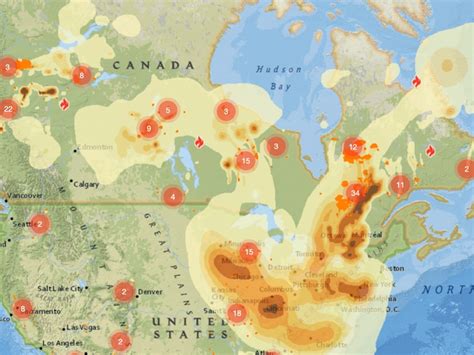 Canadian Wildfire Smoke Worsens New York's Air Quality | Southeast, NY ...