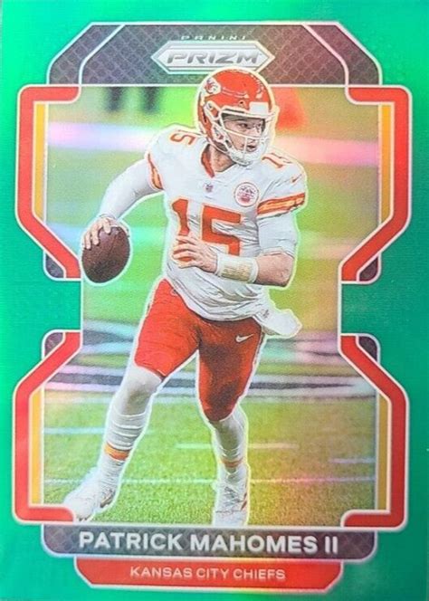 Patrick Mahomes II 2021 Prizm #190 Green Price Guide - Sports Card Investor