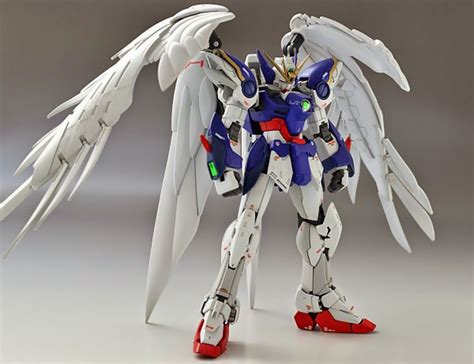 GUNDAM GUY: RG 1/144 Wing Gundam Zero EW - Painted Build Gundam Wing, Custom Gundam, Body Armor ...