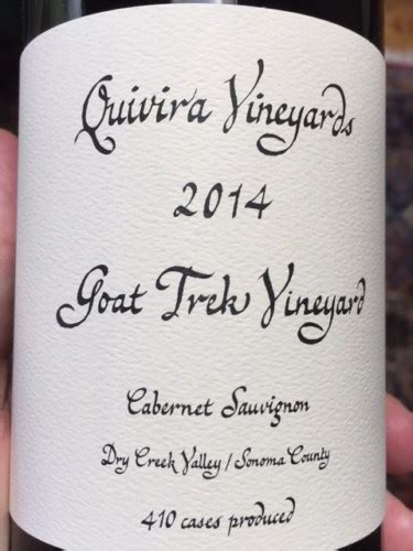 Quivira Vineyards Cabernet Sauvignon | Vivino US