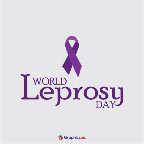 Vector illustration on the theme of World Leprosy Day typography poster ...