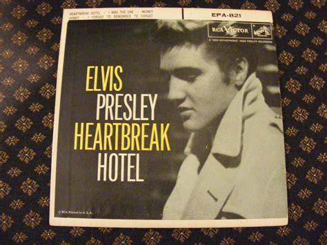 popsike.com - ELVIS PRESLEY Orig 1956 "Heartbreak Hotel" EP EPA-821 record & cover - auction details