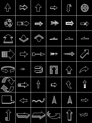 Arrows DWG Block for AutoCAD • Designs CAD