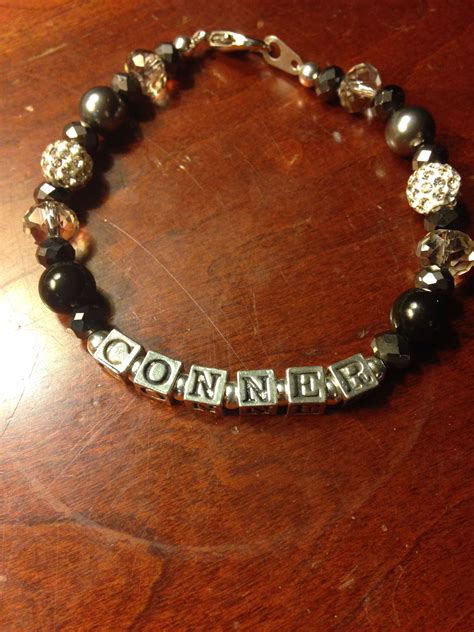 Personalized charm name bracelet | Bracelets, Personalized charms, Name bracelet