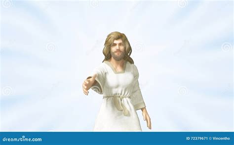 Jesus Giving Us a Helping Hand Stock Image - Image of help, christian ...