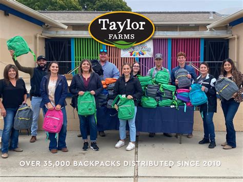 Taylor Farms’ Backpack Giveaway Gives Students a Helping Hand - Taylor Farms