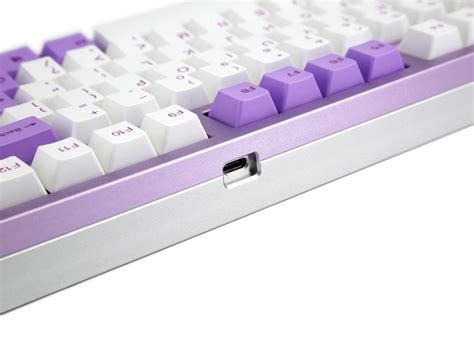 USA Sword87 Purple & Silver MX Brown Aluminum Backlit Keyboard : VA87TN2W/AABE6W-K1 : The ...