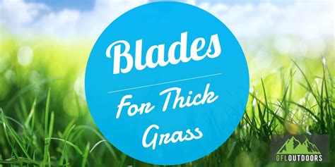 A Guide to The Best Lawnmower Blade for Thick Grass - GFL Outdoors