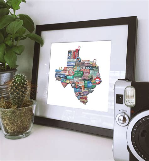 Austin Texas Art Austin Texas Wall Decor Austin Texas Wall - Etsy