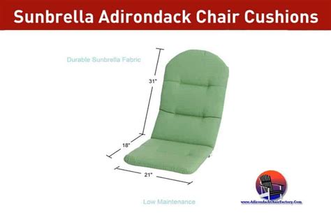 5 Best Sunbrella Adirondack Chair Cushions-Review & Full Features - Adirondack Chair Factory