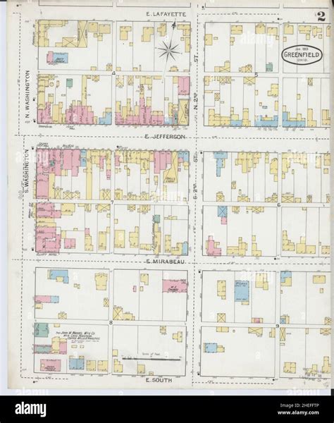 Map of greenfield ohio hi-res stock photography and images - Alamy